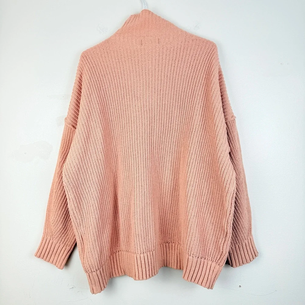 Aerie Chunky Knit Oversized Cottagecore Croquet Preppy Hygge Sweater - Picture 2 of 5